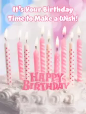 It’s Your Birthday Time to Make a Wish! Happy Birthday!