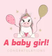 A baby girl! Congratulations