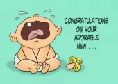 Congratulations on your adorable new baby